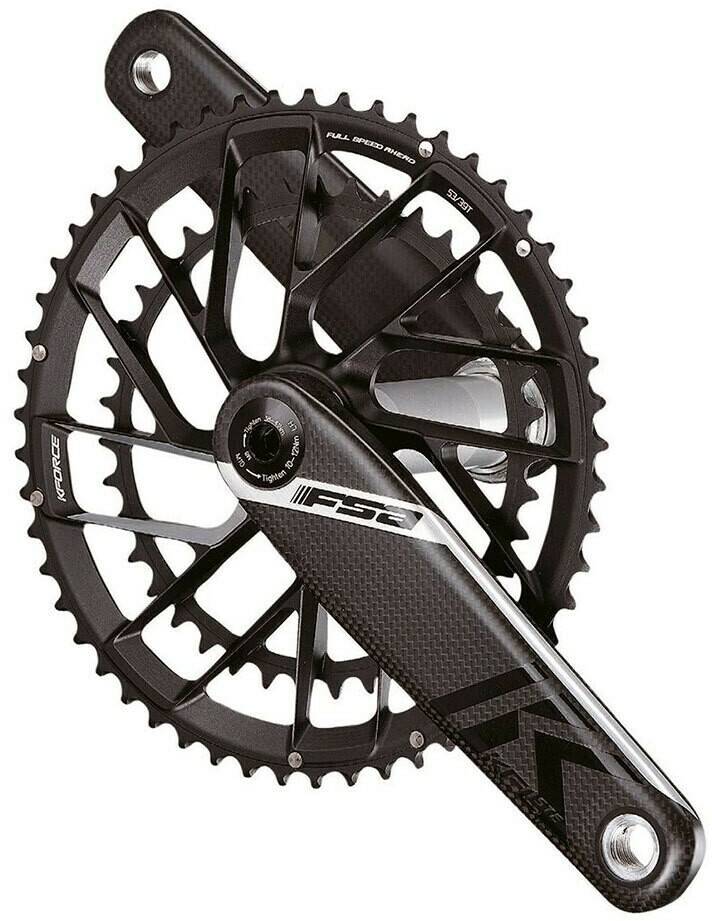 Fahrradteile FSA K-force Team Direct Mount Crankset black 170mm (50/34)