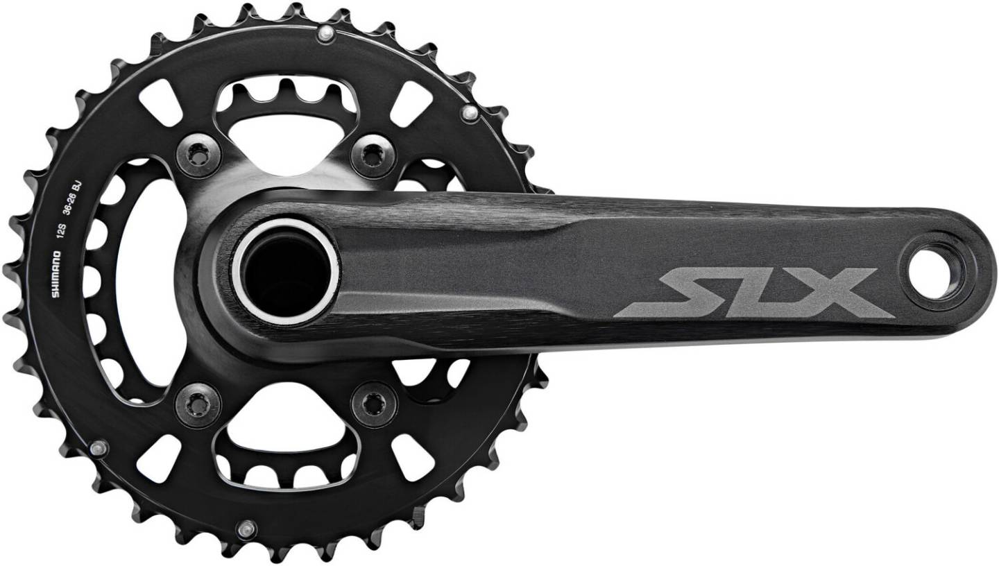 Shimano SLX FC-M7120-B2 CranksetFC-M7100-2 2x12 36-26Z black/grey 175mm Fahrradteile