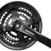 Fahrradteile Shimano FC-TY501(170) (48/38/28) schwarz KS