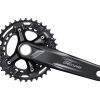 Fahrradteile Shimano Deore M4100 Boost Hollowtech Ii Crankset black 170mm (36/26)