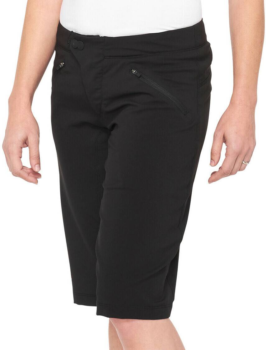 Fahrradbekleidung 100% Ridecamp Shorts Damen schwarz