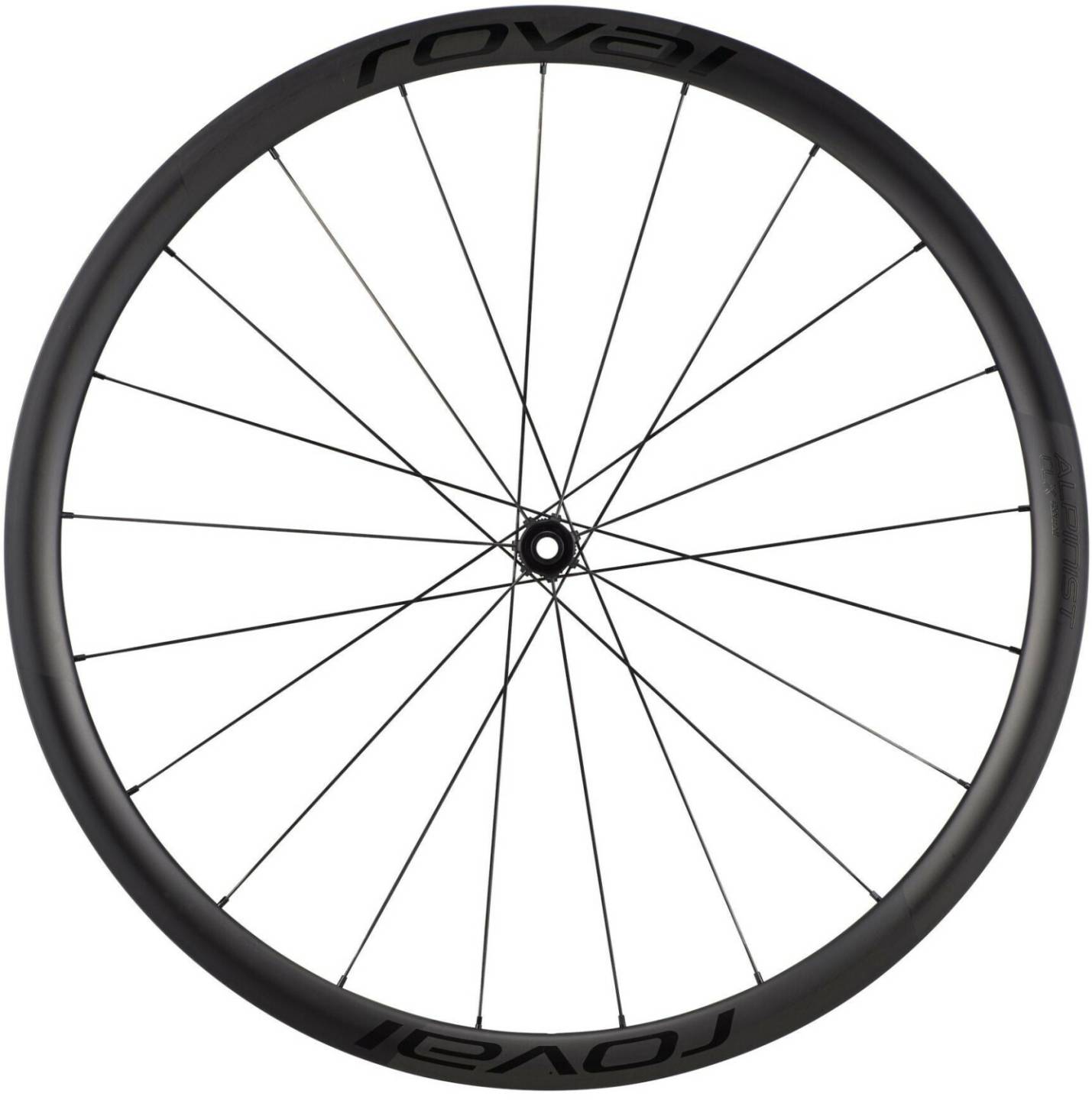 Fahrradteile Specialized Alpinist CLX II Vorderrad - 700C | Tubeless | Centerlock - 12x100mm - Satin Carbon / Gloss Black Einheitsgröße