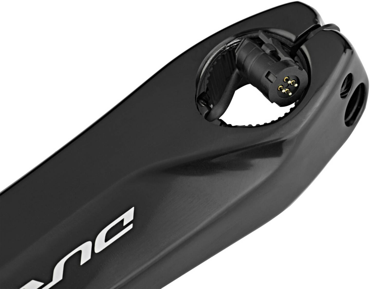 Fahrradteile Shimano Dura-Ace FC-R9100-P Kurbelgarnitur mit Powermeter ohne Kettenblatt11-fach schwarz 170mm