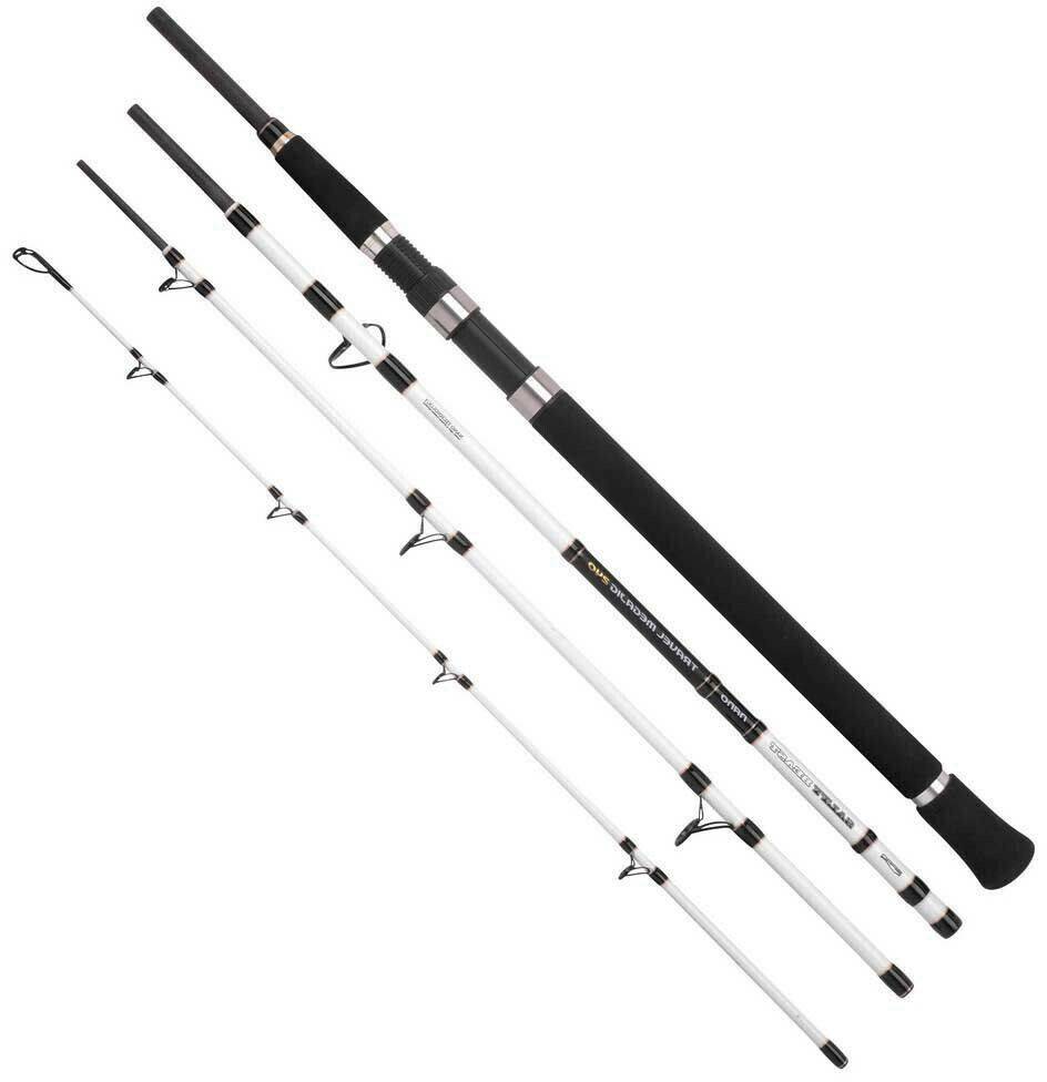 Angeln Spro Sb Nano Mega Travel Jigging Rod Weiß,Schwarz 2.40 m / 450 g