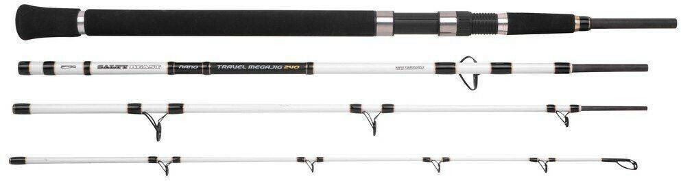 Spro Sb Nano Heavy Travel Bc Jigging Rod Silber 2.40 m / 250 g Angeln