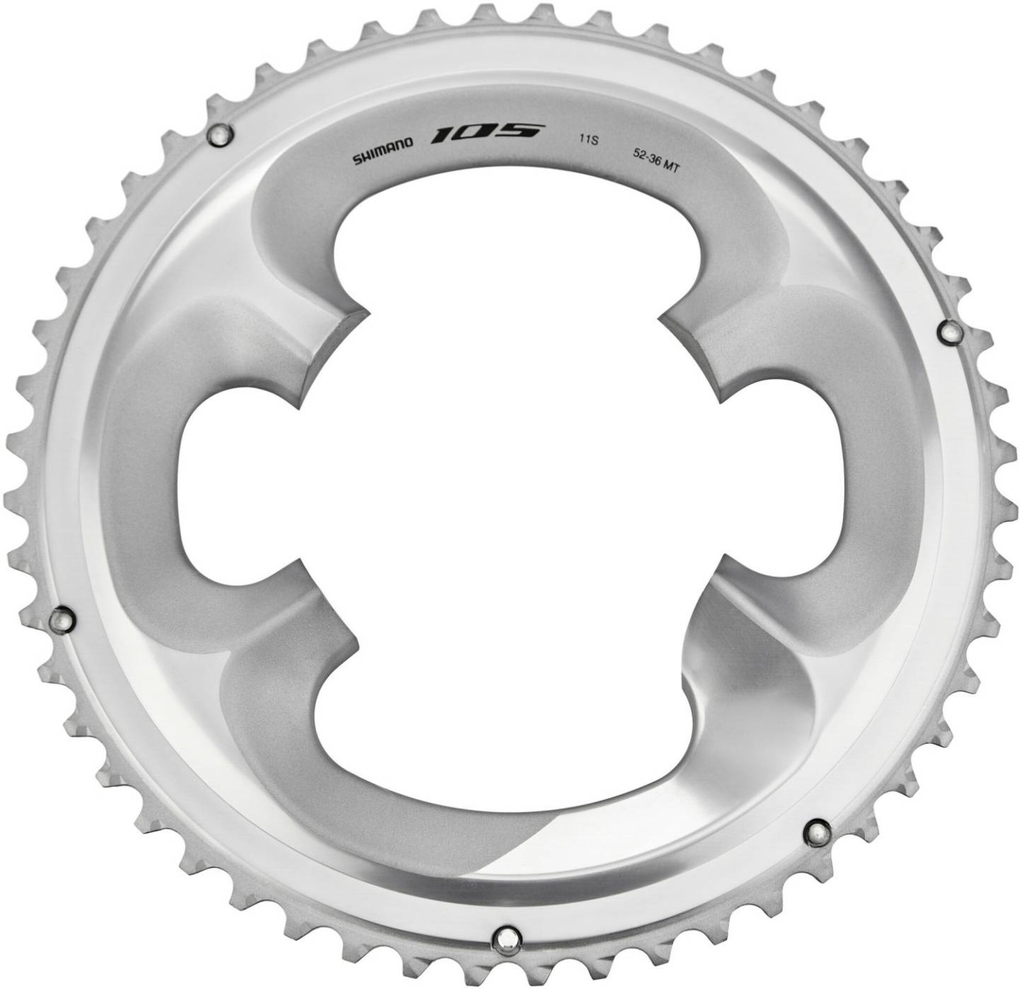 Fahrradteile Shimano 105 FC-R7000 Chainring11-fach silver 36T