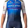 Castelli Quick-step Aero Race 6.1 Short Sleeve Jersey (Blue) Men Fahrradbekleidung