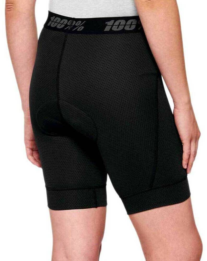 100% Ridecamp Liner Shorts Women Black Fahrradbekleidung