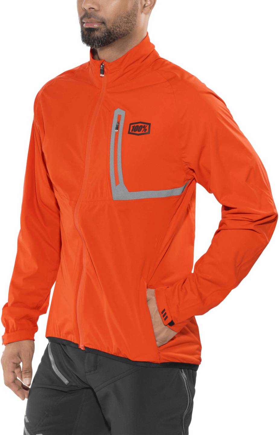 100% Hydromatic Radjacke (39500-006) orange Fahrradbekleidung