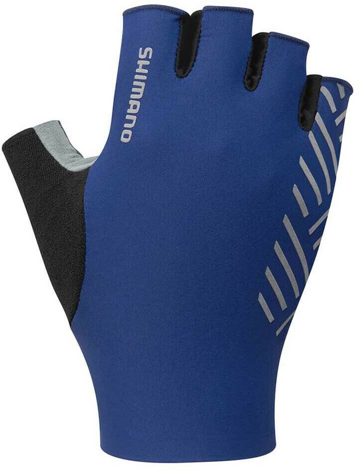 Shimano Advanced Short Gloves Men (ECWGLBSVS41ML0104)(ECWGLBSVS41MN0104) blue Fahrradbekleidung