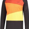 Fahrradbekleidung Shimano Fujimi Long Sleeve Jersey black/red