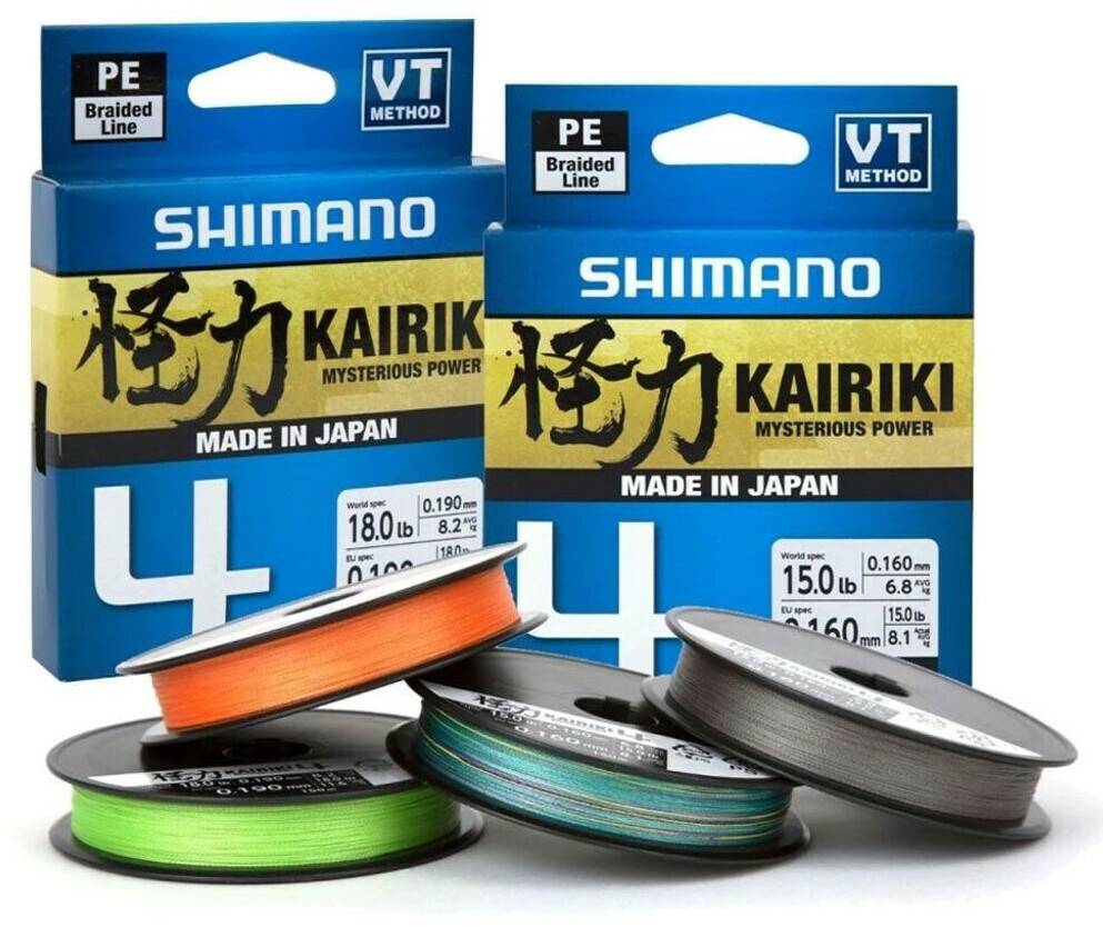 Shimano Kairiki 4 300 M Line Grün 0.130 mm (LDM64TE1013030G) Angeln