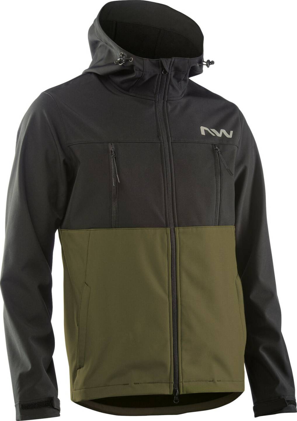 Northwave Easy Out Softshell JackeForest Green/Black Fahrradbekleidung