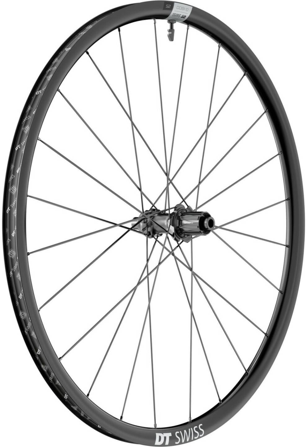 DT Swiss G 1800 SPLINE 25 Hinterrad - 28" | Clincher | Centerlock - 12x142mm - 370 Ratchet - HG-L Einheitsgröße Fahrradteile