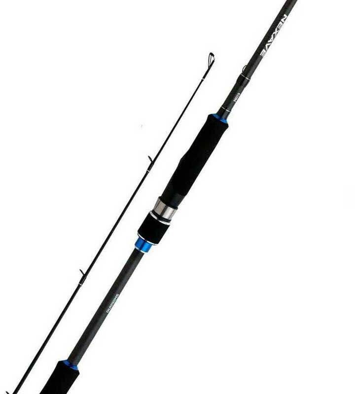 Angeln Shimano Nexave Mod-fast Spinning Rod 3 Sections Schwarz 2.41 m / 7-21 g