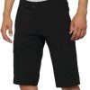 100% Ridecamp Shorts mit inner pants Herren schwarz Fahrradbekleidung