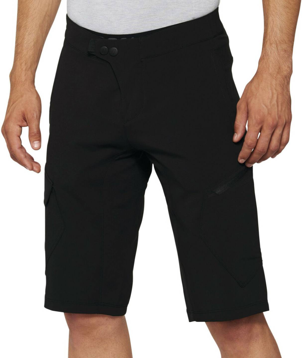 100% Ridecamp Shorts mit inner pants Herren schwarz Fahrradbekleidung