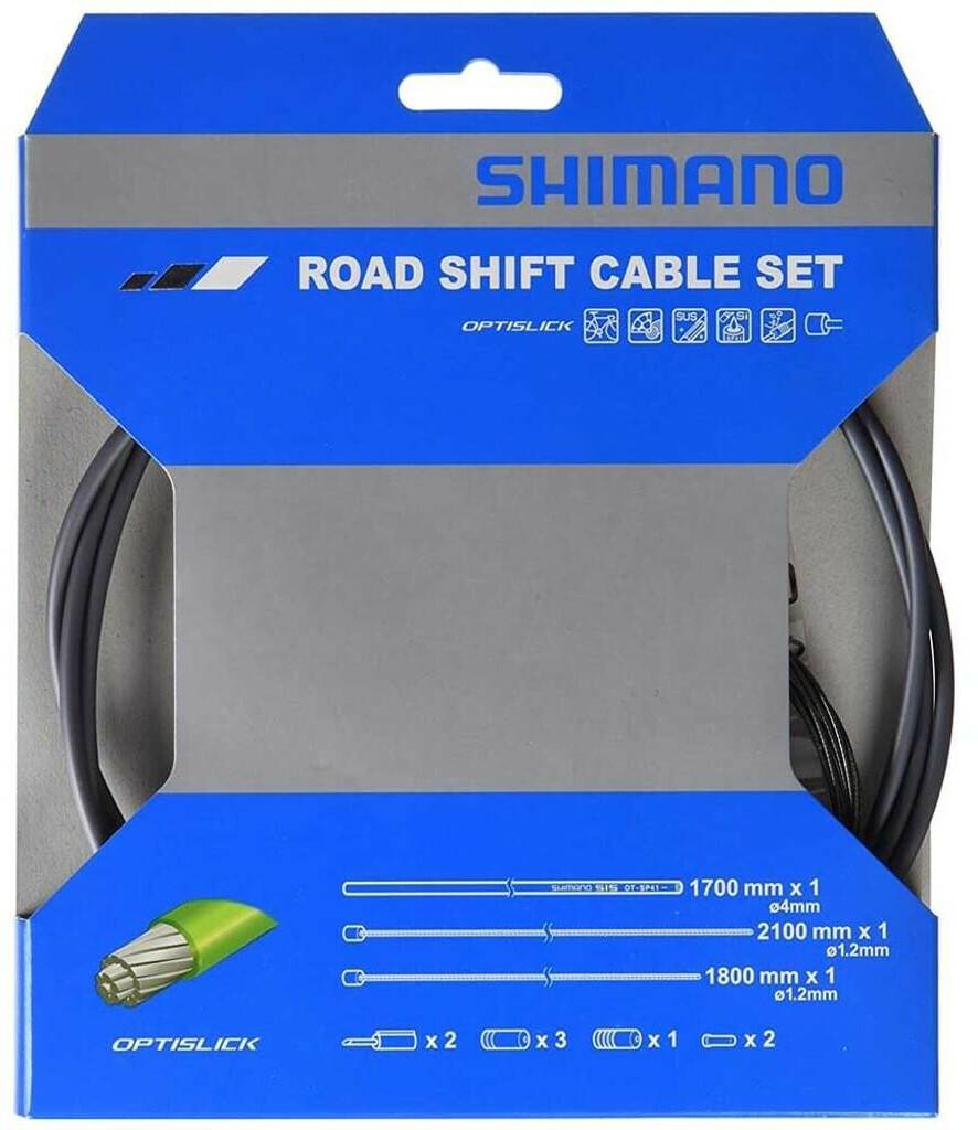 Shimano OPTISLICK Schaltzug Set Road grau Fahrradteile