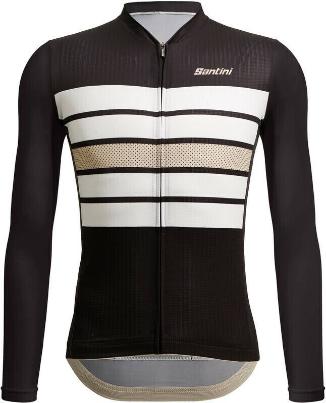 Santini Eco Sleek Bengal Langarm Trikot Herren schwarz (2023) Fahrradbekleidung