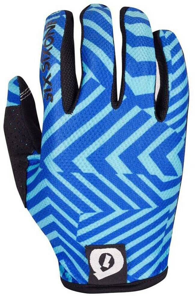 Fahrradbekleidung SixSixOne Comp Dazzle Long Gloves Uni (21059) blue