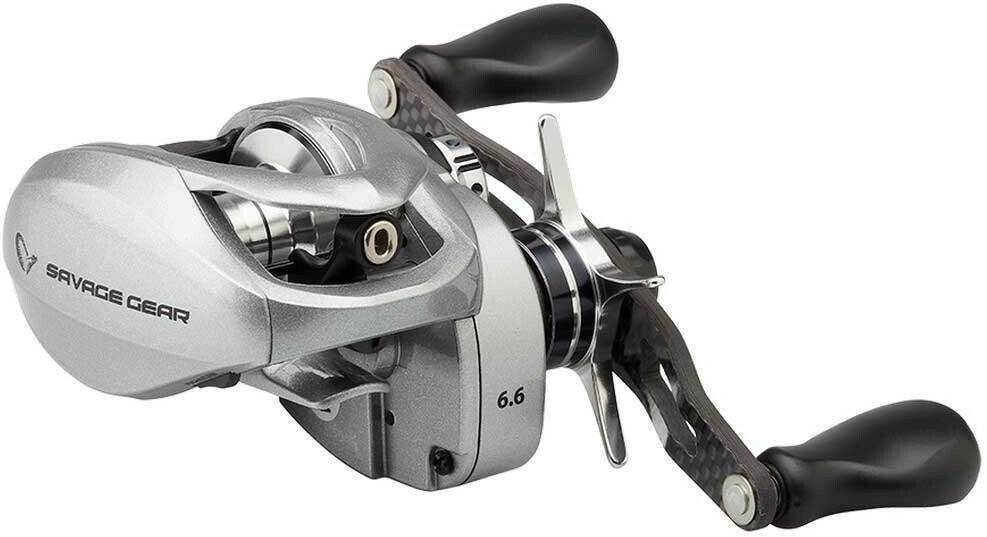 Savage Gear Sg10 100 Lh Baitcasting Reel Silver Ratio: 6.6:1 Angeln