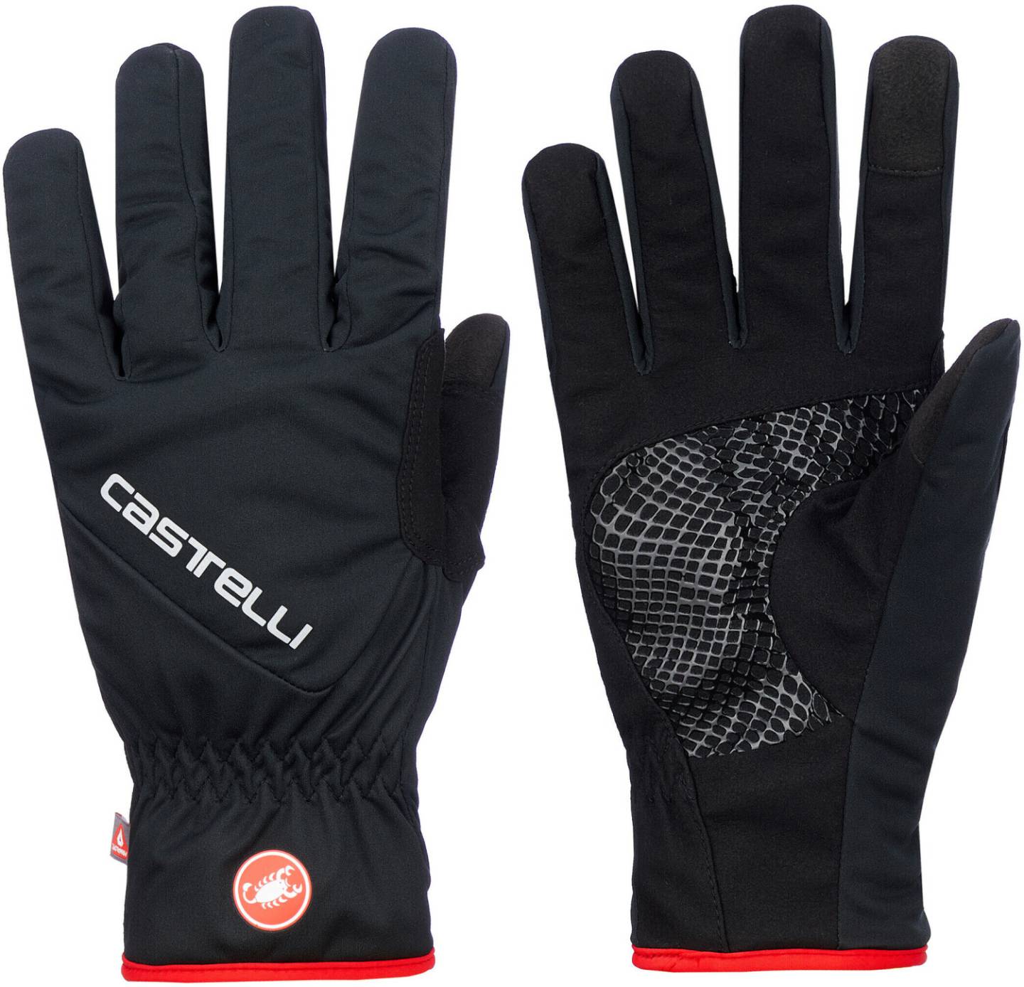 Castelli Entrata Thermo Handschuhe schwarz Fahrradbekleidung