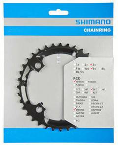 Shimano Deore FC-M590 Kettenblatt(36) schwarz Fahrradteile