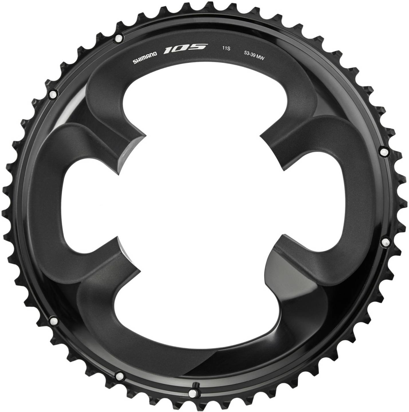 Fahrradteile Shimano 105 FC-R7000 Chainring11-fach black 52T