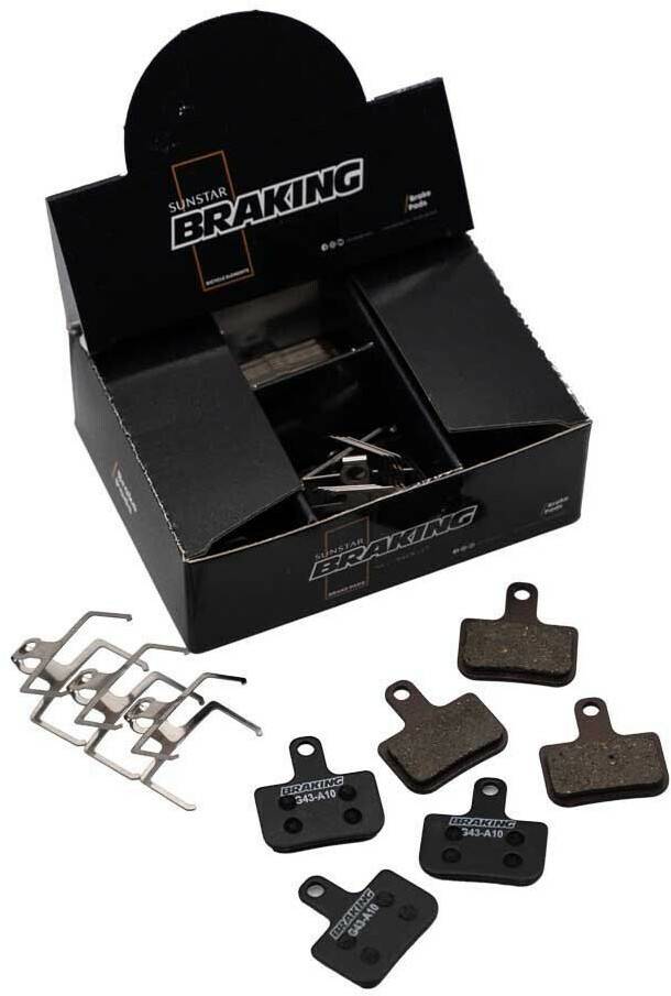 Braking Sram Red Etap Axs/force Etap Axs Organic Disc Brake Pads 20 Pairs Braun Fahrradteile