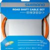 Shimano Road PTFE Shift Cable Setorange Fahrradteile