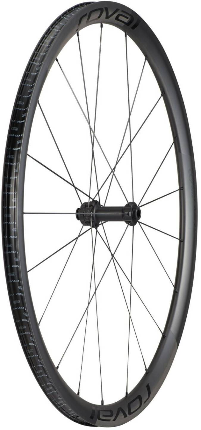 Fahrradteile Specialized Alpinist CLX II Vorderrad - 700C | Tubeless | Centerlock - 12x100mm - Satin Carbon / Gloss Black Einheitsgröße