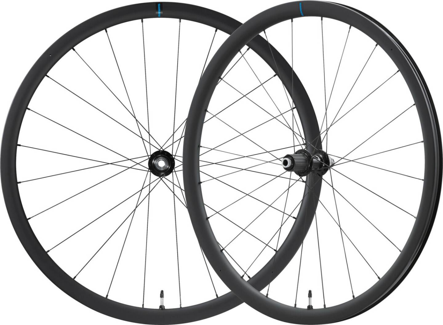 Fahrradteile Shimano WH-RS710 C32 Laufradsatz 28" CL Disc 12x100mm/12x142mm E-Thru TL 24H 2022 Rennrad Laufradsätze