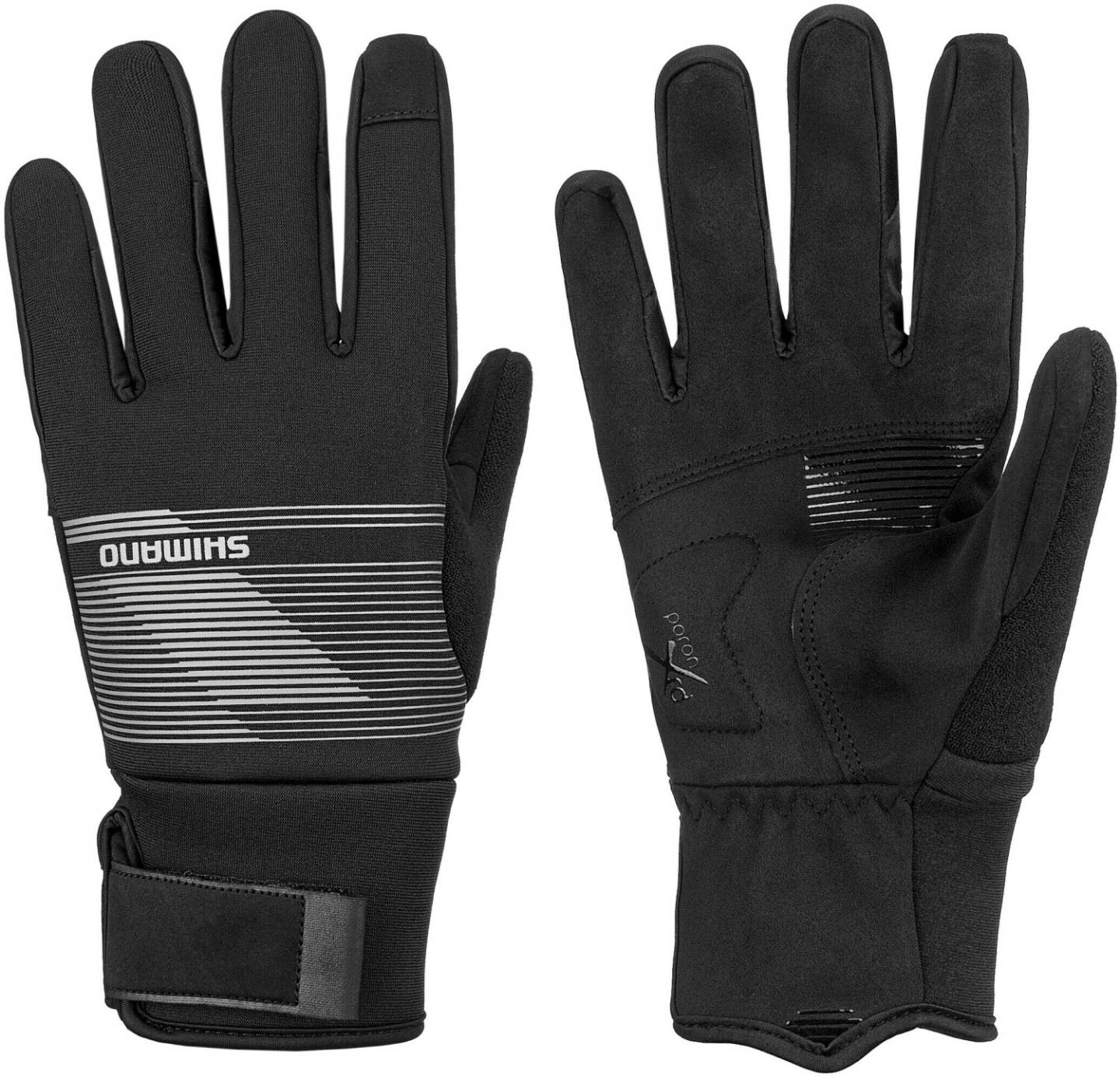 Shimano Windbreak Thermal Glovesmetallic grey Fahrradbekleidung