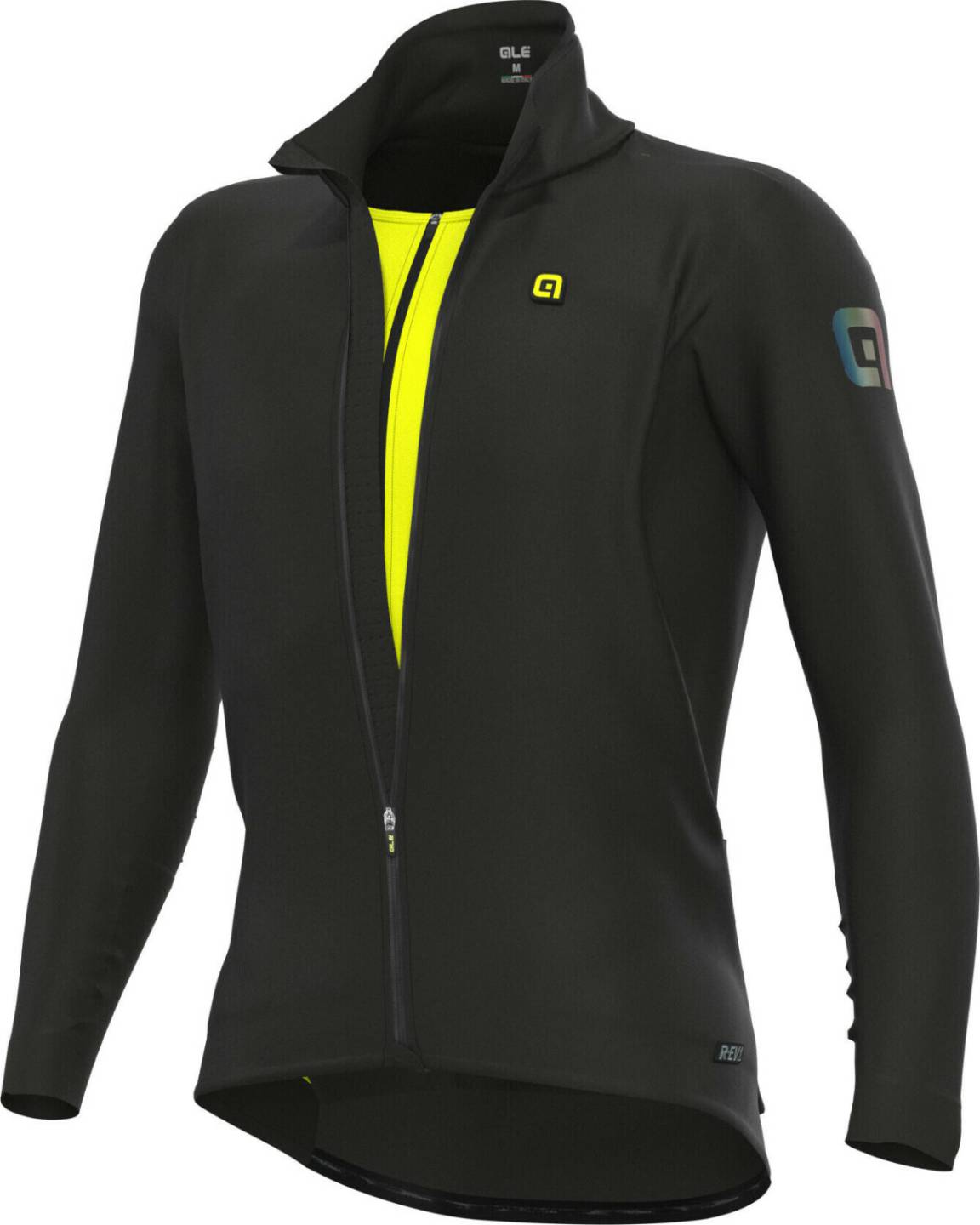 Alé Cycling R-EV1 Future Warm Jacke Herrenschwarz Fahrradbekleidung