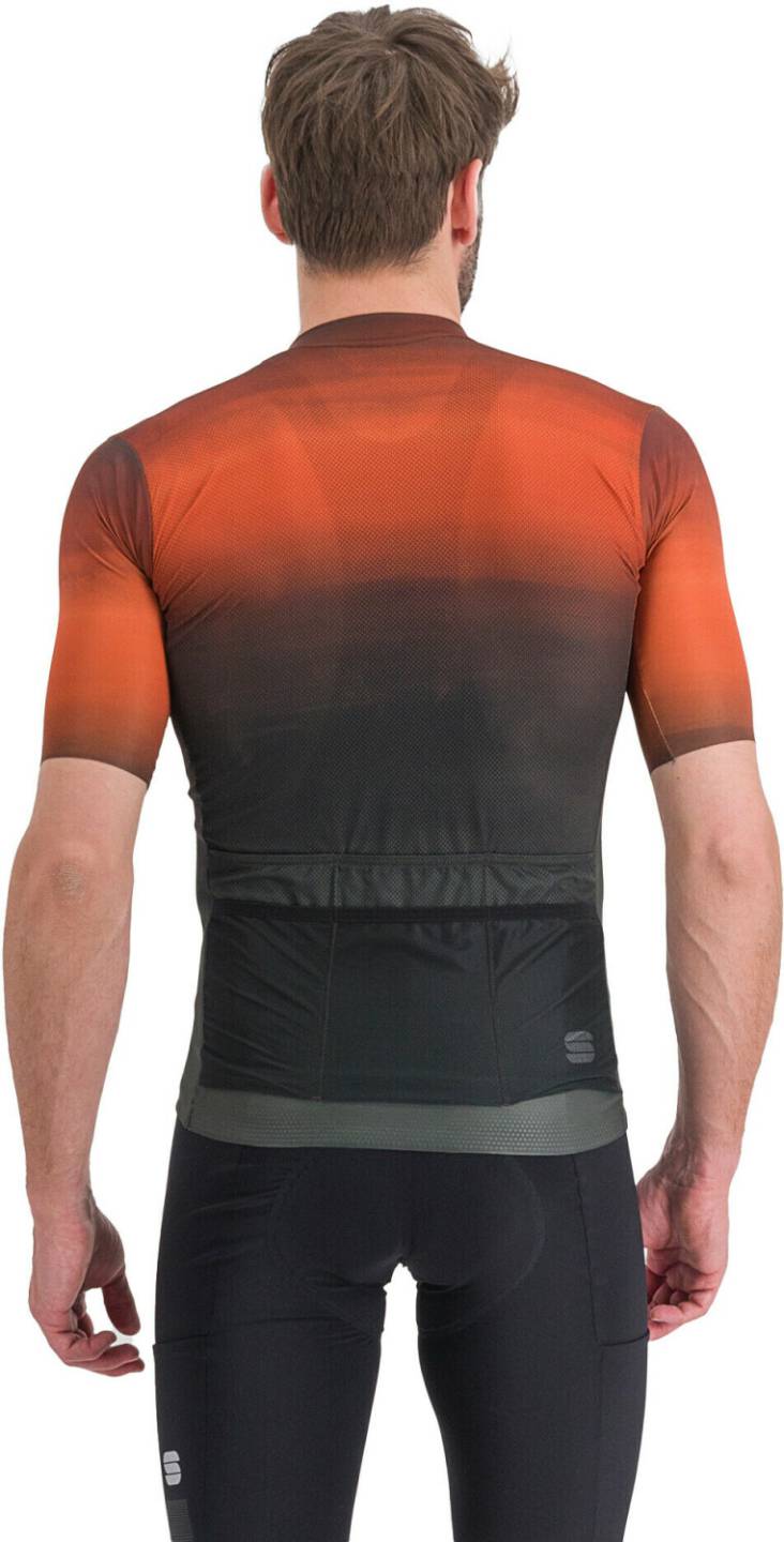 Fahrradbekleidung Sportful Flow Supergiara Trikot Herren rot/grau (2023)