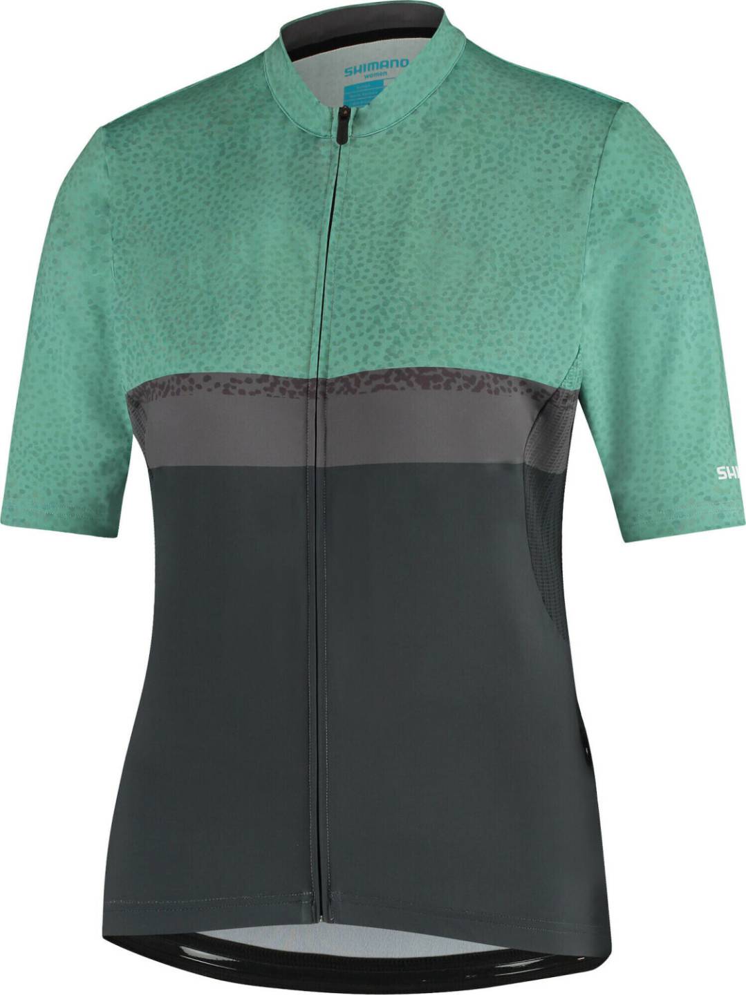 Shimano Sumire Short Sleeves Jersey transparent green Fahrradbekleidung