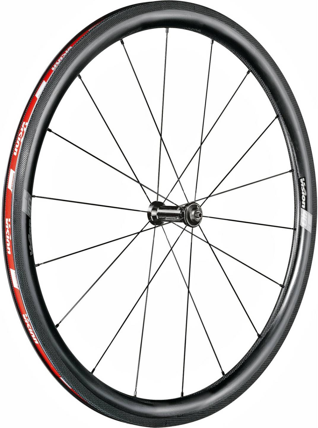 Fahrradteile Vision Service Cource 40 Laufradsatz 28" Clincher TLR Shimano black