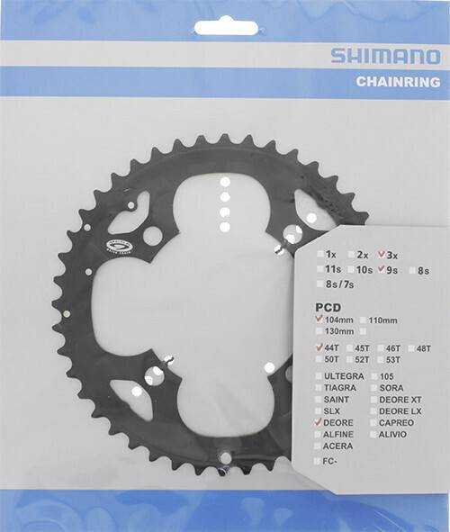 Shimano Deore FC-M590 Kettenblatt(44) schwarz Fahrradteile