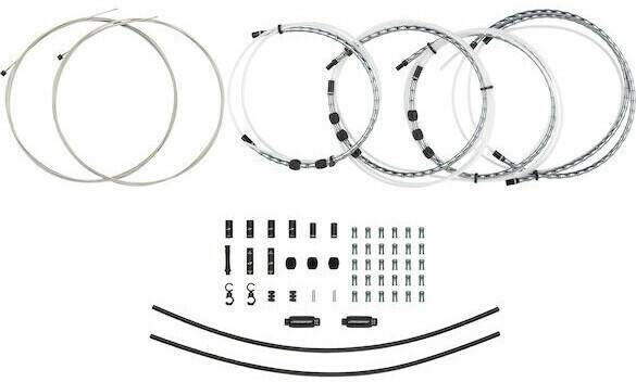 Fahrradteile Jagwire 2X Elite Link Schaltzugset für SRAM/Shimano grau 2021 Schaltzüge & -hüllen