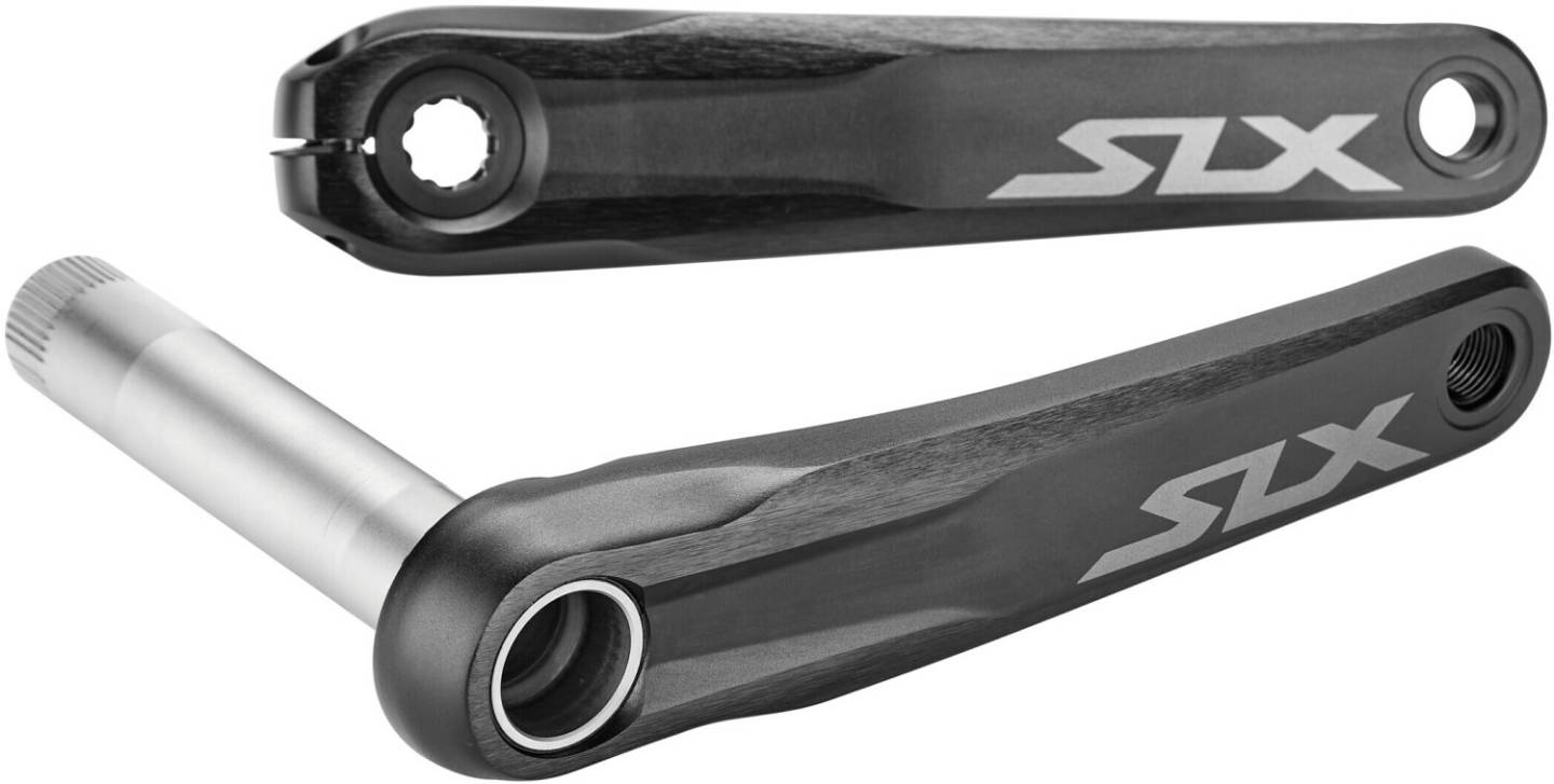 Fahrradteile Shimano SLX FC-M7100-1 Kurbelgarnitur 12-fach ohne Kettenblatt schwarz 170mm