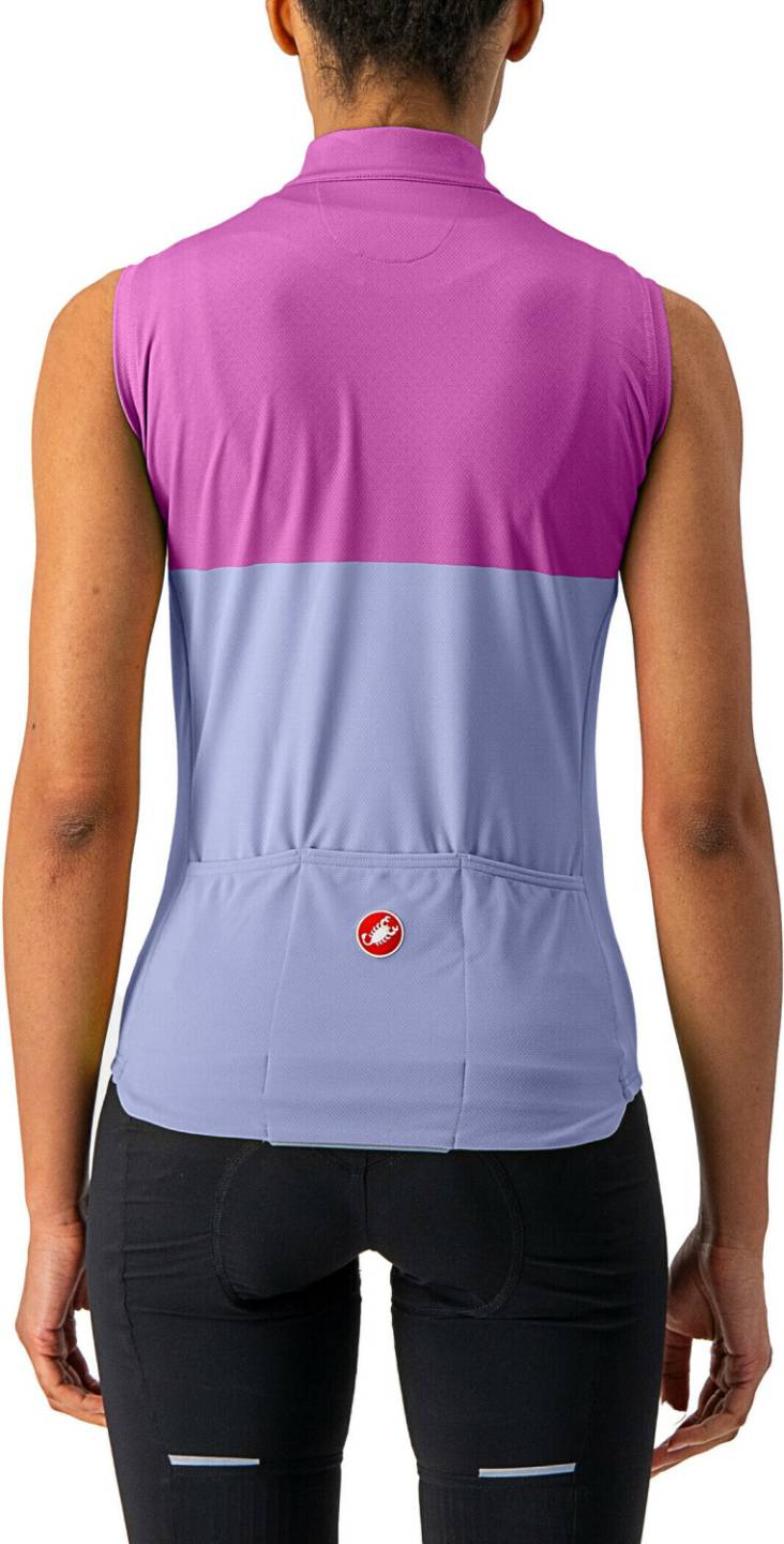 Castelli Velocissima Kurzarm Trikot Damen lila (2023) Fahrradbekleidung