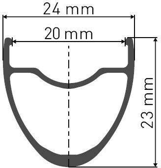 DT Swiss P 1800 SPLINE 23 Vorderrad - 28" | Clincher | Centerlock - 12x100mm - 370 Einheitsgröße Fahrradteile