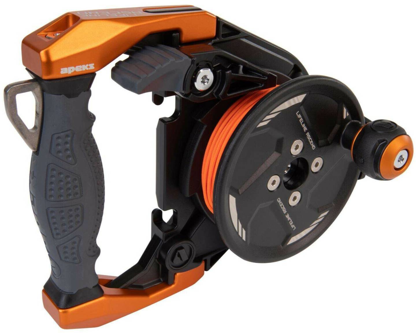 Angeln Apeks Lifeline Ascend Diving Rolle 30m orange/schwarz