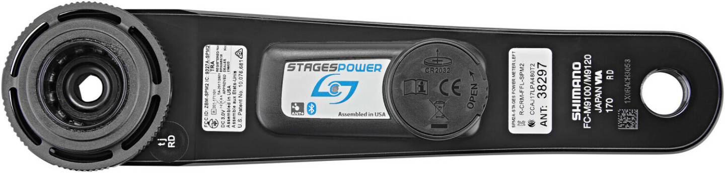 Stages Cycling Power L Powermeter CrankarmXTR M9100 175mm Fahrradteile