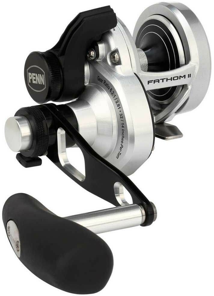 Penn Fathom Ii Lever Drag Trolling Reel Silver 25N Angeln