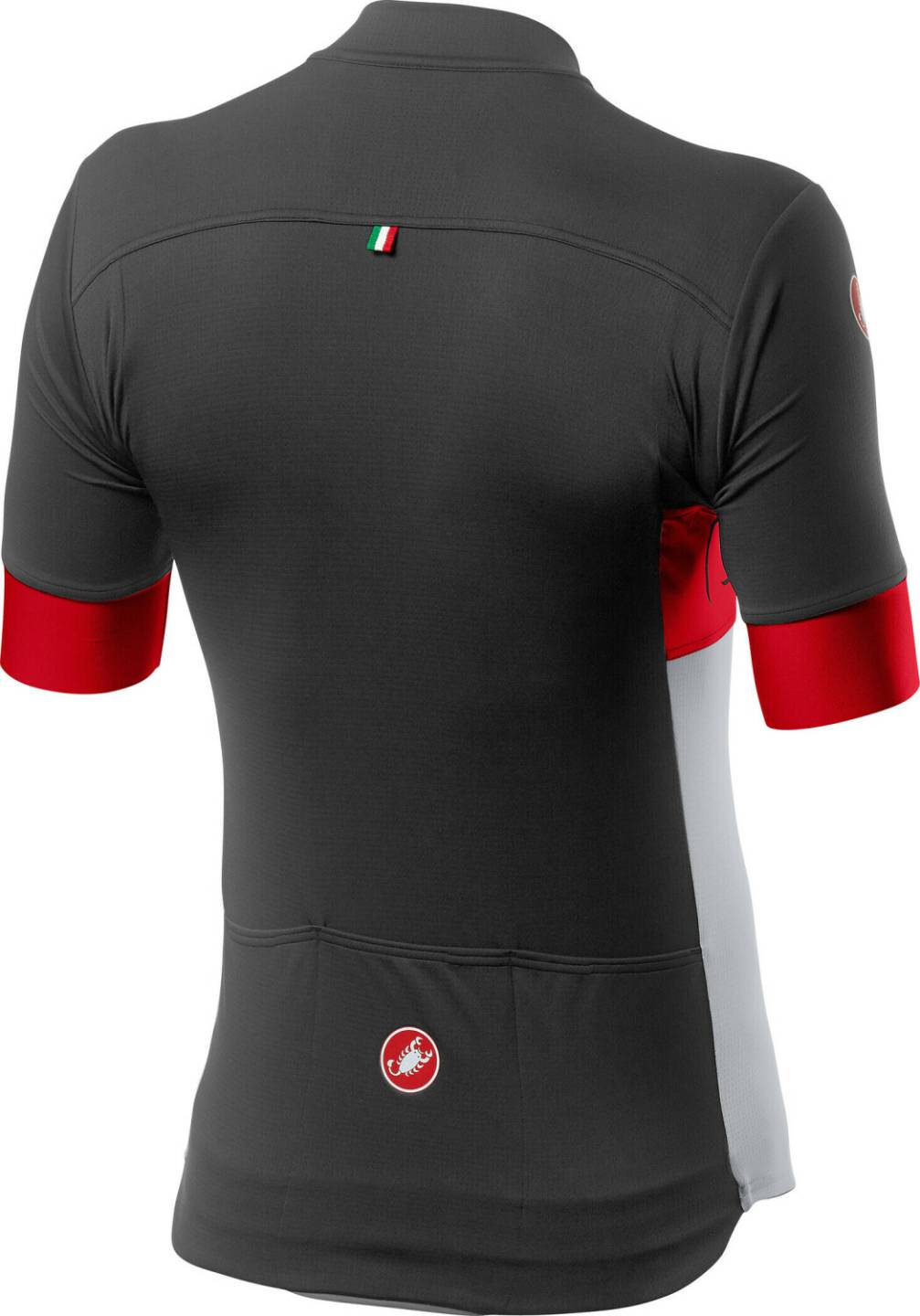 Castelli Prologo VI Short Sleeve Trikot Men (2021)dark grey/red/silver grey Fahrradbekleidung