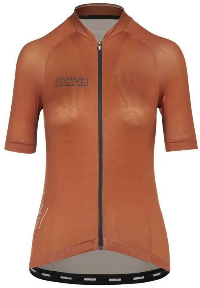 Fahrradbekleidung Bio-racer Metalix Short Sleeve Jersey (Orange) Women