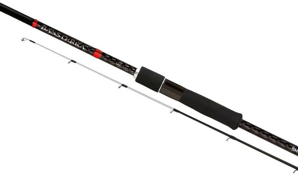 Shimano Bassterra Lrf Spinning Rod Schwarz 2.44 m / 3-15 g Angeln