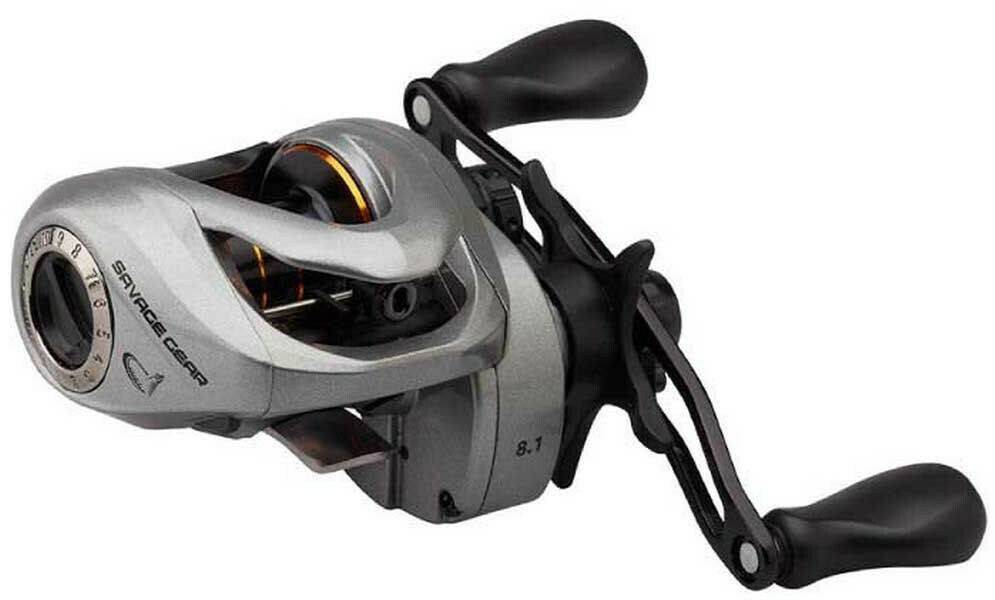 Angeln Savage Gear Sg6 250 Lh Baitcasting Reel Silver Ratio: 8.1:1