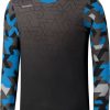 Shimano Myoko Long Sleeve Shirt Men (2021)black/blue Fahrradbekleidung